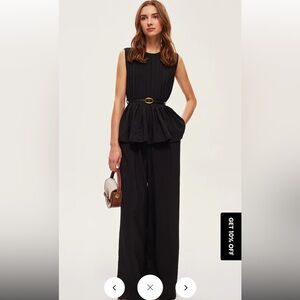 Commense Black Wide Leg set